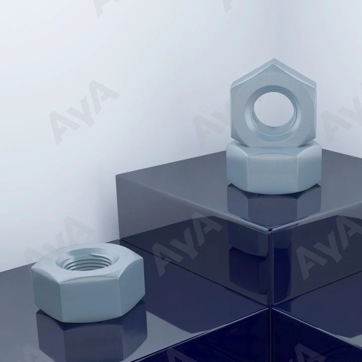Zinc plated hex nut